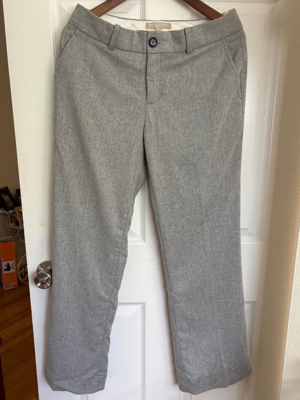Women Banana Republic Martin Fit Gray Pant